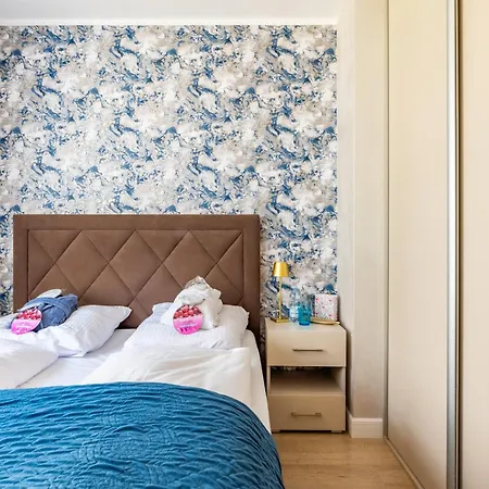 Nadmorskie Tarasy Pink&blue Taras Baseny Siłownia Sala Zabaw Apartament Kołobrzeg