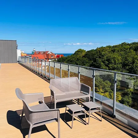 Apartament Nadmorskie Tarasy Pink&blue Taras Baseny Siłownia Sala Zabaw