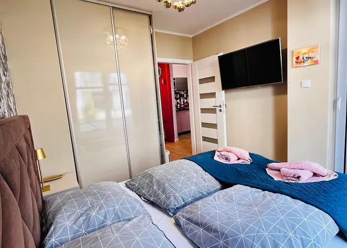 Nadmorskie Tarasy Pink&blue - C215 Sea&sun Апартаменты Колобжег